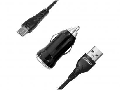 Carregador Veicular 1 Entrada com Cabo USB-C 1m - Luxcar 3726
