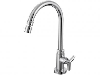 Torneira para Cozinha de Mesa Bica Alta Docol - Triplus Cromada