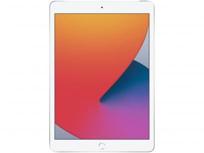 iPad Tela 10,2" 8ª Geração Apple Wi-Fi + Cellular - 128GB Prateado