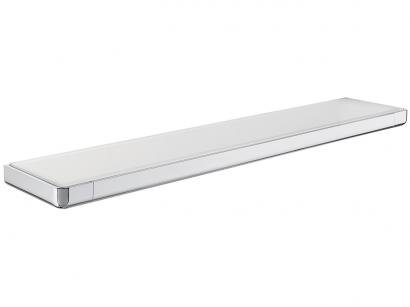 Prateleira para Banheiro Metal Cromado e Vidro - Roca 60cm Escala Tempo