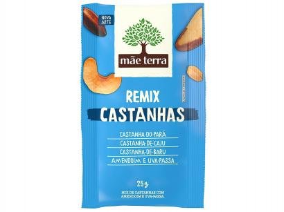 Mix de Castanhas Mãe Terra Remix - Castanhas Brasileiras 25g