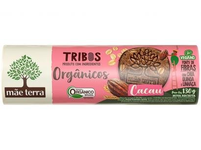 Biscoito Cacau Integral Vegano Tribos Mãe Terra - 130g