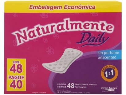 Protetor Diário Naturalmente Daily 48 Unidades