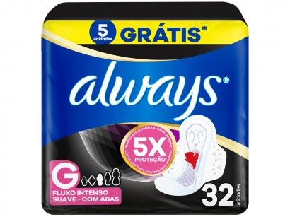 Absorvente Noturno Always Noites Tranquilas - com Abas 32 Unidades