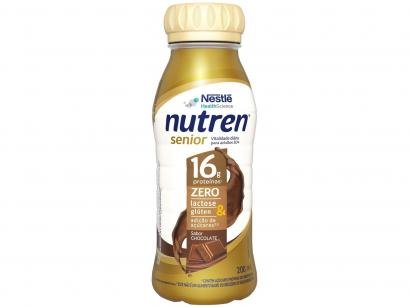 Suplemento Alimentar Adulto Nutren Chocolate - Senior sem Lactose Zero Açúcar 200ml