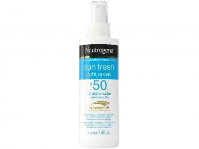 Protetor Solar Facial Neutrogena FPS 70 - Sun Fresh Light Spray 180ml