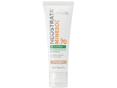 Protetor Solar Facial Neostrata FPS 70 Pele Morena - Oil Control Minesol 40g