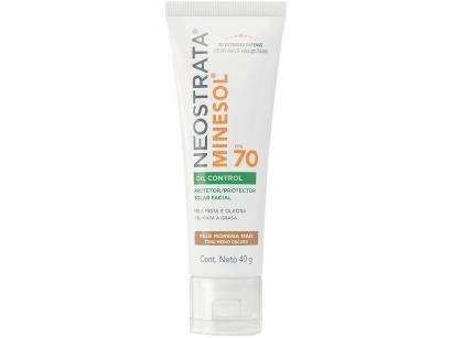 Protetor Solar Facial Neostrata FPS 70 Pele Morena - Oil Control Minesol 40g