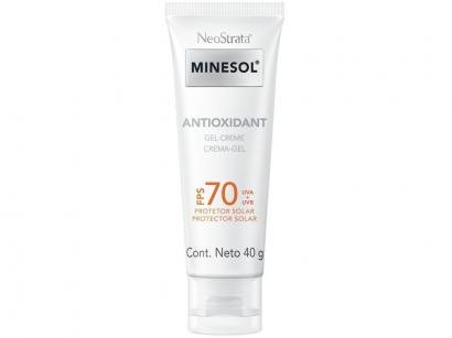 Protetor Solar Facial Minesol FPS 70 Antioxidant - 40g