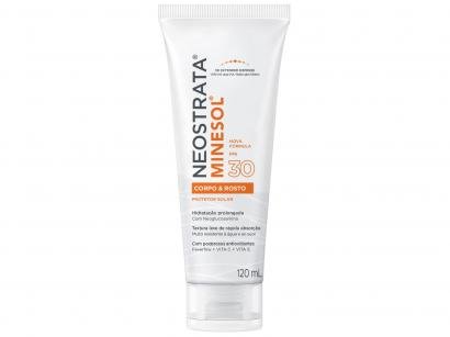 Protetor Solar Facial e Corporal Minesol FPS 30 - Corpo & Rosto 120ml