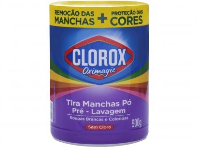 Tira Manchas Clorox Oximagic Pré-Lavagem - em Pó sem Cloro 900g