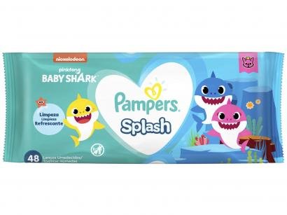 Lenço Umedecido Pampers Splash - 48 Unidades