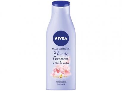 Loção Hidratante Corporal Nivea - Flor de Cerejeira & Óleo de Jojoba 200ml