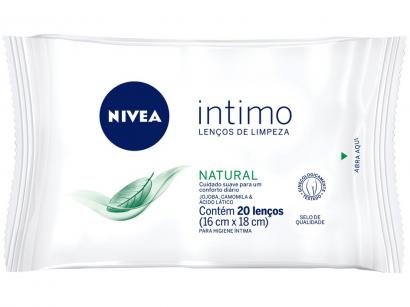 Lenço Umedecido Nivea Natural - 20 Unidades