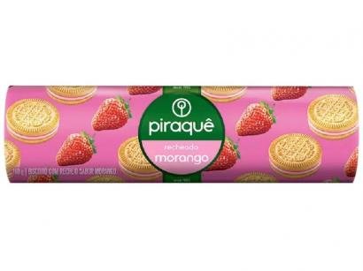Biscoito Recheado Morango Piraquê - 160g