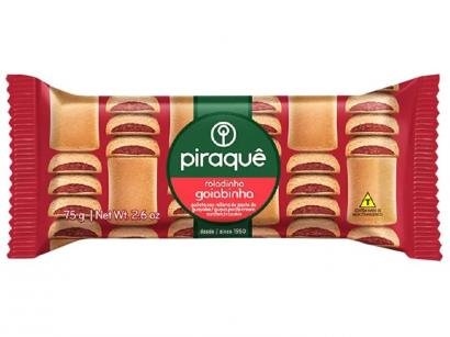Biscoito Recheado Goiaba Roladinho Goiabinha - Piraquê 75g