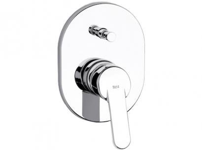 Misturador para Banheira e Chuveiro Monocomando - Roca de Parede Victoria-N