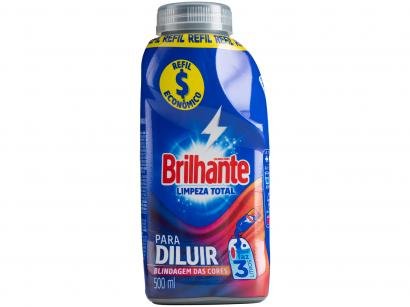 Sabão Líquido Concentrado Brilhante Limpeza Total - Refil 500ml
