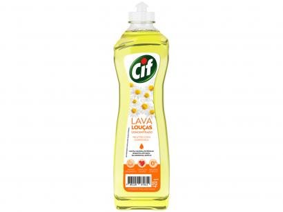 Detergente Líquido Concentrado Lava-Louças Cif - Neutro com Camomila 420g