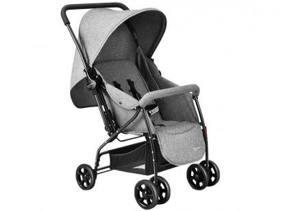 Carrinho de Bebê Multikids Baby Max Cinza 0 a 15kg