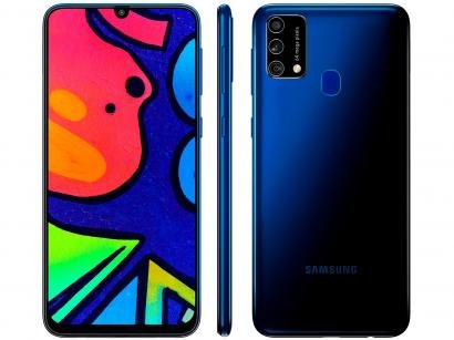 Smartphone Samsung Galaxy M21s 64GB Azul 4G - Octa-Core 4GB RAM 6,4" Câm. Tripla + Selfie 32MP