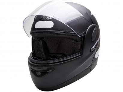 Capacete de Moto Articulado Taurus Zarref - V4 CLASSIC Preto Fosco Tamanho 60