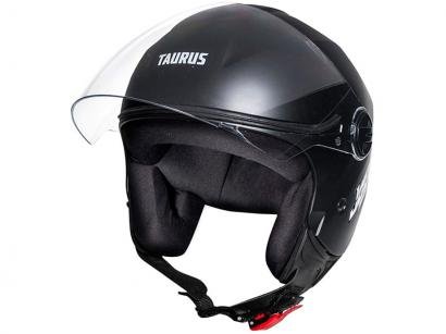 Capacete de Moto Aberto Taurus San Marino - JOY23 Preto Fosco Tamanho 58