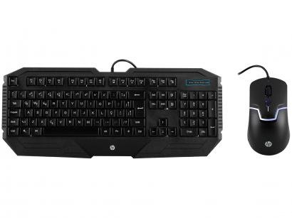 Kit Teclado e Mouse Gamer HP GK1000