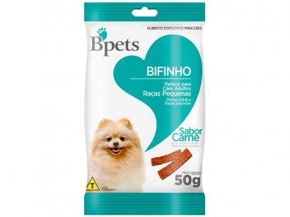 Petisco para Cachorro Adulto Bpets Bifinho - Carne Frutas e Cereais 50g