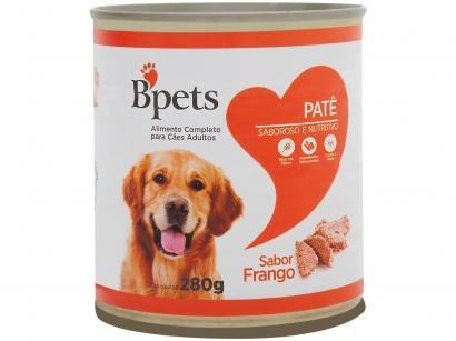 Ração Úmida para Cachorro Filhote Lata Bpets - Patê Frango 280g