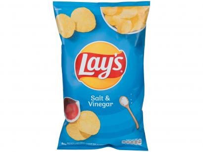 Batata Salt & Vinegar Lays Sal e Vinagre 86g