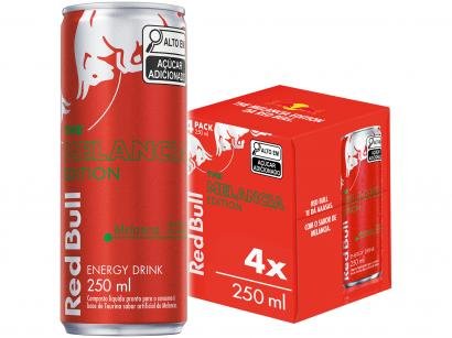 Bebida Energética Red Bull Summer Edition Melancia - 250ml 4 Unidades