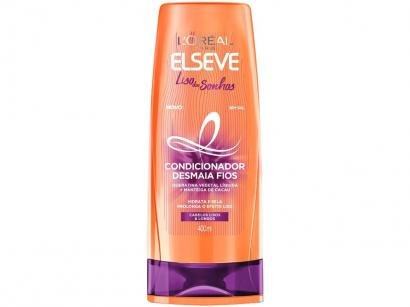 Condicionador Elseve Liso dos Sonhos - Desmaia Fios 400ml