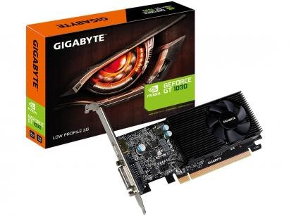 Placa de Vídeo Gigabyte GeForce GT1030 2GB GDDR5 - 64 bits GV-N1030D5-2GL