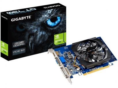 Placa de Vídeo Gigabyte GeForce GT 730 2GB - GDDR5 64 bits GV-N730D5-2GI (rev. 2.0)