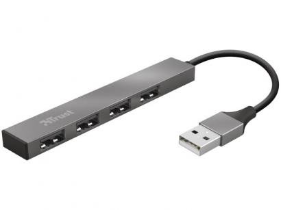 Hub 4 Portas USB-A 2.0 Trust PC Halyx