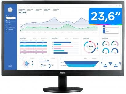 Monitor para PC AOC M2470SWH2 23,6" LED - Widescreen Full HD HDMI VGA