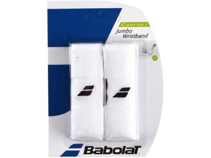 Munhequeira Tênis Babolat Jumbo Branco 1 Par