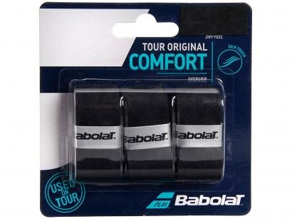 Overgrip Babolat Tour Original Comfort Preto - 3 Unidades