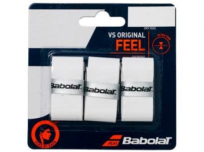 Overgrip Babolat VS Original Feel Branco - 3 Unidades