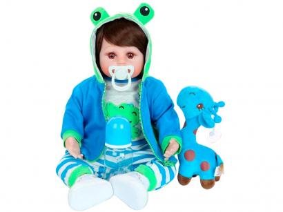 Boneco Reborn David 45cm com Acessórios - Laura Baby