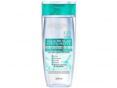 Água Micelar Líquida Loreal Paris Efeito Matte - 200ml