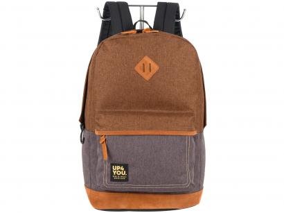 Mochila Juvenil Tam. G Luxcel UP4YOU Café