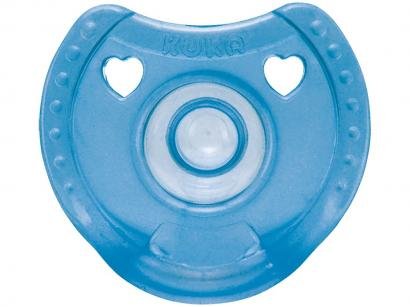 Chupeta Silicone Redondo Kuka Soft Comfort - Azul Acima de 6 Meses