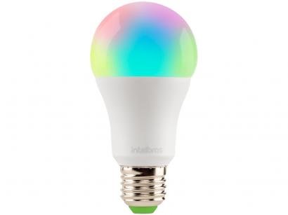 Lâmpada Inteligente Bulbo Intelbras E27 RGB - Dimerizável 10W 2700K, 6500K Izy EWS 410