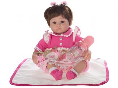 Boneca Reborn Charlotte 40cm com Acessórios - Laura Baby