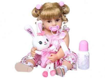 Boneca Reborn Gabi 45cm com Acessórios - Laura Baby
