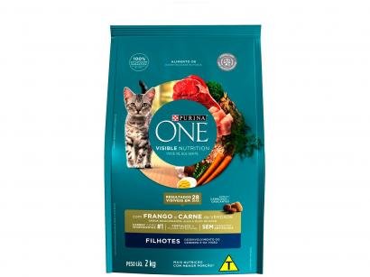 Ração Super Premium para Gato Purina One - Frango e Carne Filhote 2kg