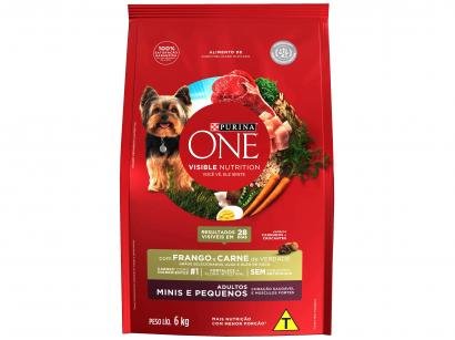 Ração Super Premium para Cachorro Purina One - Frango e Carne Adulto 6kg