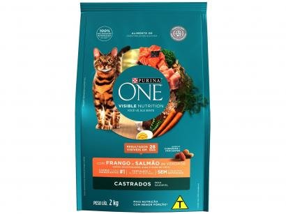 Ração Super Premium para Gato Purina One - Frango e Salmão Adulto 2kg